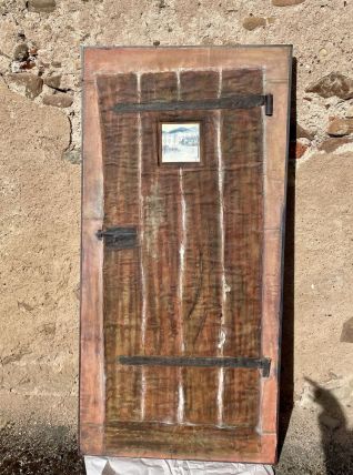 Peinture grand format "Porte" Maurice Mathieu