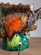 Lampe poisson en céramique Vallauris