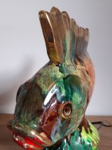 Lampe poisson en céramique Vallauris