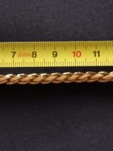 Bracelet en plaqué or Murat, mailles torsadées