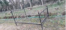 Lit simple fer forge NAPOLEON III