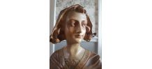 Buste de femme en platre 1920