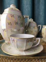 Service à café 15 pièces porcelaine de Limoges Massé et Surg