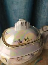 Service à café 15 pièces porcelaine de Limoges Massé et Surg