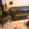 Canapé Chesterfield + Fauteuil + Pouf Très bon état