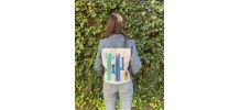 Veste Denim Cactus Crochet