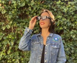 Veste Denim Cactus Crochet