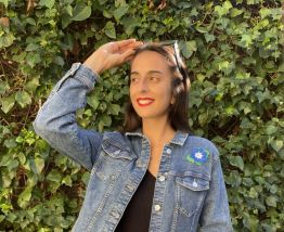 Veste Denim Cactus Crochet