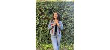 Veste Denim Fuschia Floral