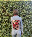 Veste Denim Fuschia Floral