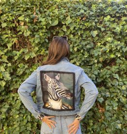Veste Denim Zèbre
