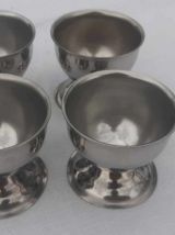 4 coquetiers inox  GUY DEGRENNE 1970