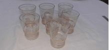 7 gobeletes annee 1950