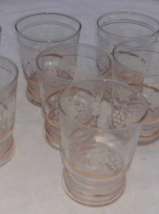 7 gobeletes annee 1950