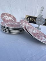 9 assiettes et saladier FONTEBASSO