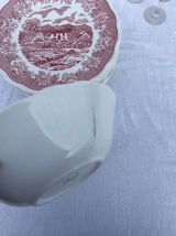 9 assiettes et saladier FONTEBASSO
