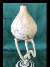 Lampe à huile en verre soufflé 