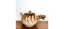 Théière céramique tigre kitsch 
