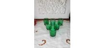 Ensemble de 6 petits verres à liqueur Vert Suède LUMINARC
