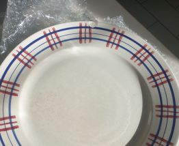 19 assiettes plates