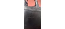 Cartable souple cuir de vachette porte documents  marron 