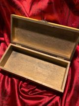 Coffret en bois décoré angelots 