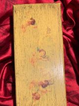 Coffret en bois décoré angelots 