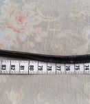 Ceinture cuir très fine noire boucle dorée