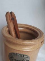 set de pots a cornichons /moutardier anciens