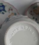  2 tasses thé CHURCHILL ENGLAND fleurs