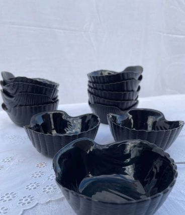 coupelles arcoroc vintage forme coquillage