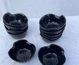 coupelles arcoroc vintage forme coquillage