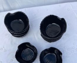 coupelles arcoroc vintage forme coquillage