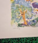 Lithographie signée Jean Claude Picot