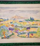 Lithographie signée Jean Claude Picot
