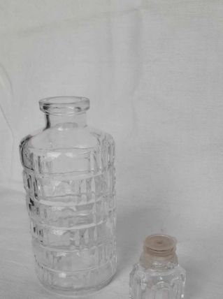 Carafe à liqueur, en verre LEVER vintage