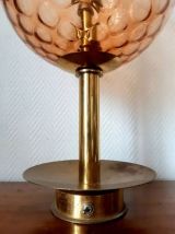 Lampe à poser laiton et globe Murano XXL 