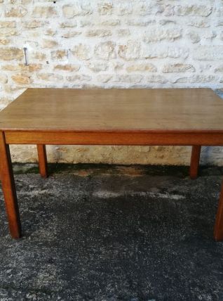 Table de ferme en chêne 2 allonges 