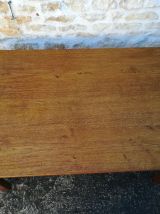 Table de ferme en chêne 2 allonges 