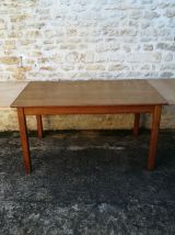 Table de ferme en chêne 2 allonges 