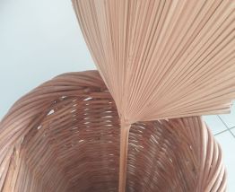 Porte parapluie osier