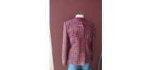 Veste tailleur Vintage  700% laine Tressée . Superbes bouton