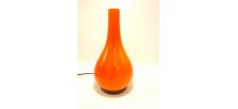 Lampe en opaline orange