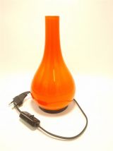 Lampe en opaline orange