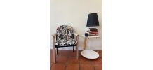 Fauteuil Bois Imprimé Automne