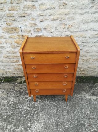 Commode en chêne vintage 