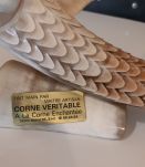 Sculpture poisson en corne 