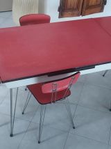 Table formica  eiffel + 4 chaises  