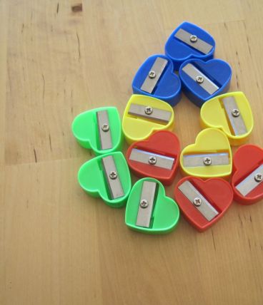 12 Tailles crayons décor cœur souvenir d enfance 1970