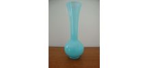 Soliflore vintage  en opaline bleu turquoise